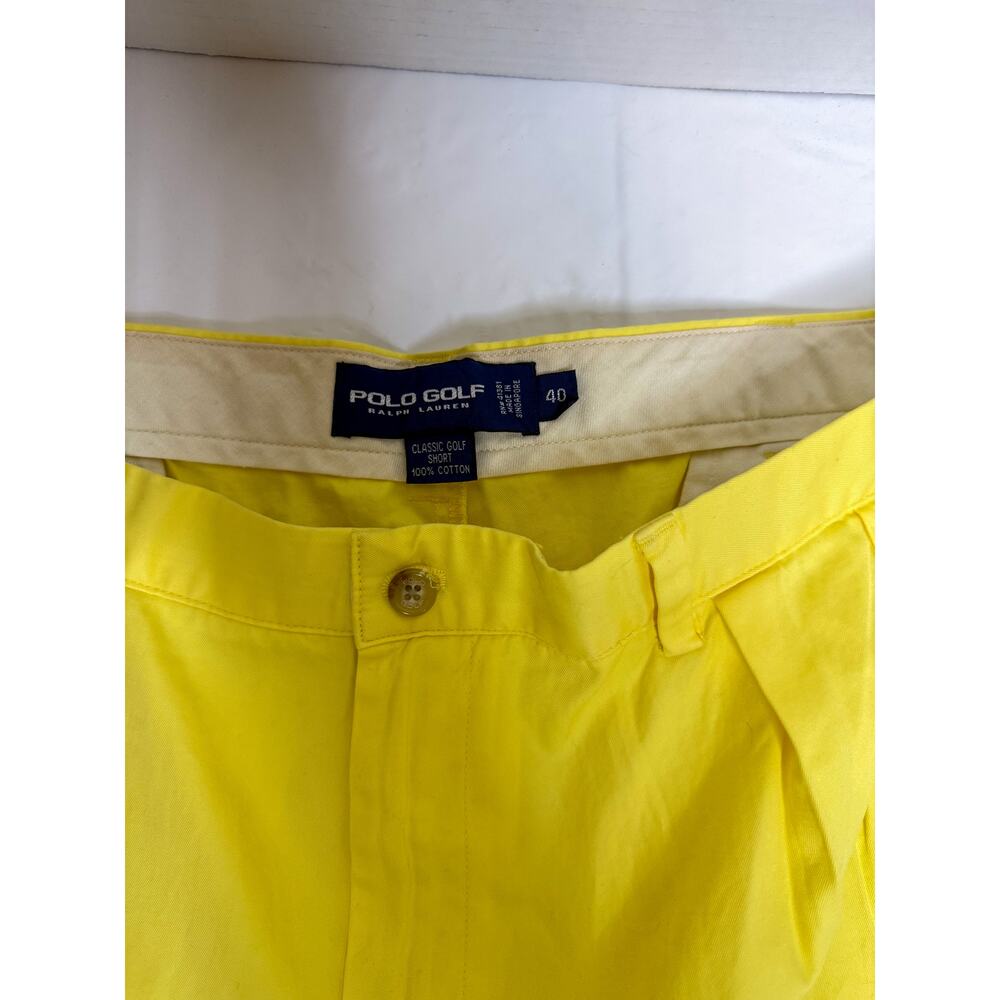 Polo Golf Ralph Lauren Yellow Shorts 40 NWT - Picture 7 of 11